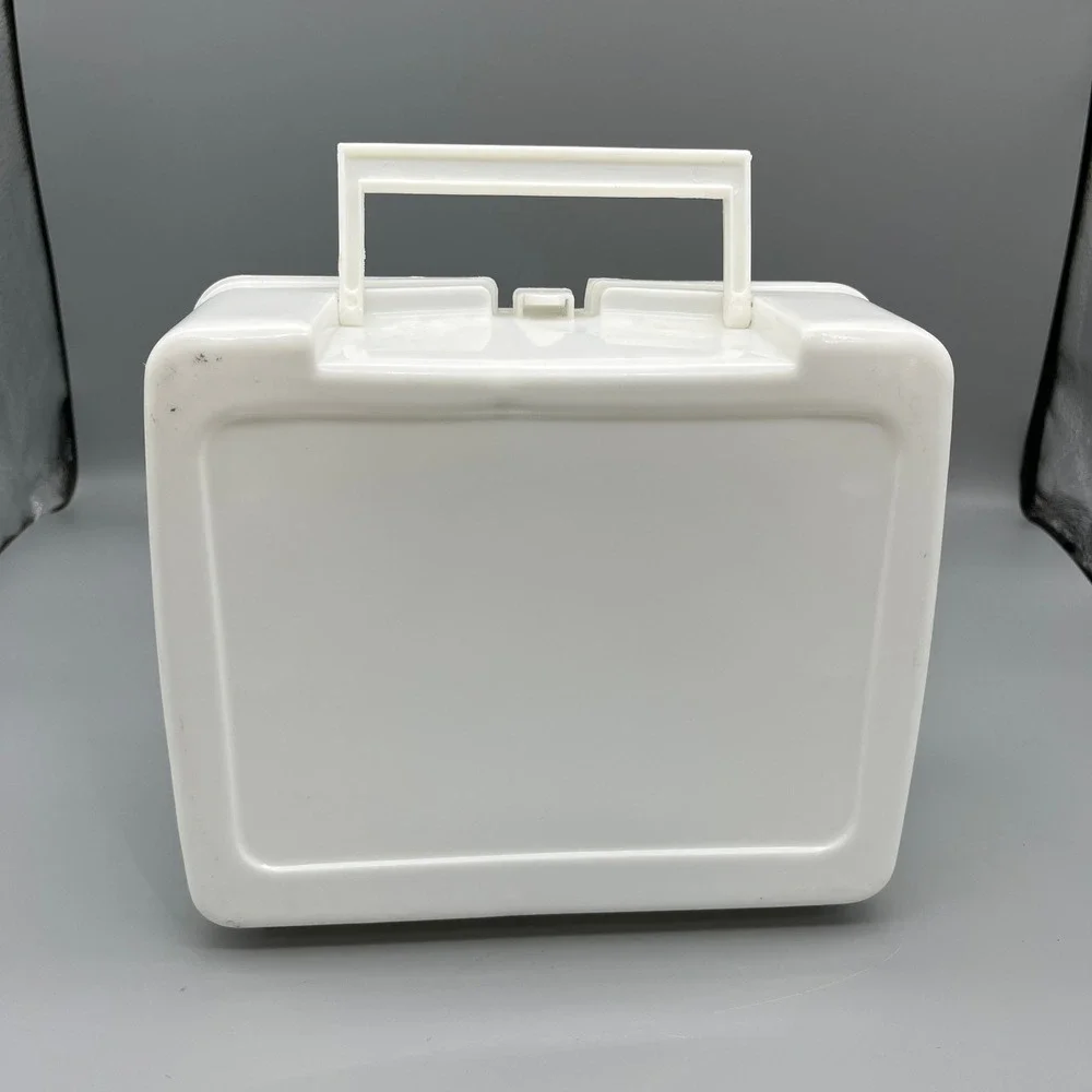 Vintage Nestle Quik Baseball Plastic Lunch Box 1980s‎ Collectible